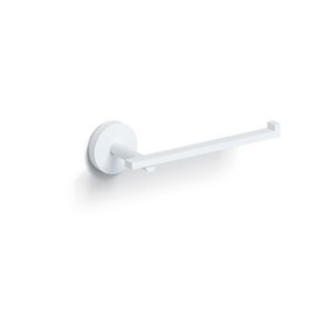 Flat closetrolhouder mat wit zonder klep