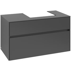 Wastafelonderkast Collaro 1000x548x500mm Graphite C015B0VR