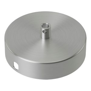 Plafondkap metaal Creations 1 gat Ø100mm satijn nikkel