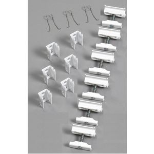 Set a 6st. Wandconsole CVD RAL 9016 774601