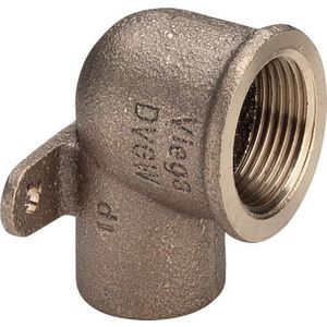 Muurplaat 15x1/2 brons/blank 94472G-100223 VVE=10