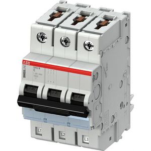 Installatieautomaat 3-polig C-karakteristiek 0,5A 10kA