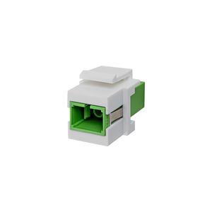 Glasvezel keystone module, groen