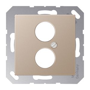 Afdekking luidsprekeraansluiting BNC A500 champagne