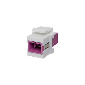 Glasvezel keystone module, violet