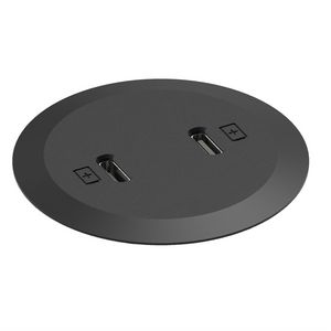 Power Dot mini 2x USB C chrgr 1,5m RA zwart