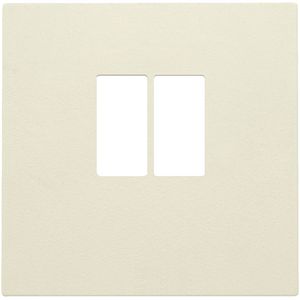 Afwerkingsset enkelvoudige luidsprekeraansl. cream