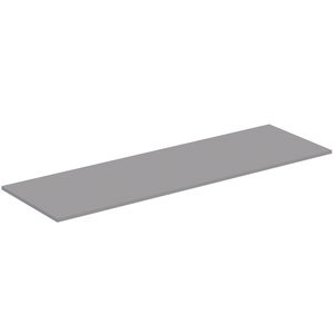 Afdekblad hout I.LIFE-B zonder uitsnijding 1604x505x18mm mat grijs