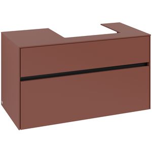 Wastafelonderkast Collaro 1000x548x500mm Wine Red C015B0AH
