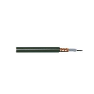 Haspel a 100m. Coaxiaalkabel 75-ohm M17/29 zwart Eca