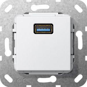 USB 3.0 A verloopkab. Basiselement zuiver wit