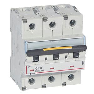Installatieautomaat 3-polig C-karakteristiek 100A 10000A/16kA DX³ DIN