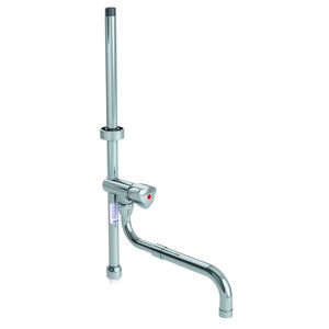 Voorspoelkolom kort F3/4" met telescopische uitloop