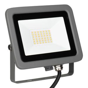 Schijnwerper LED 2.0 30W 3000lm 3000K grijs