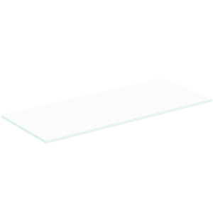 Afdekblad hout I.LIFE-B zonder uitsnijding 1204x505x18mm mat wit