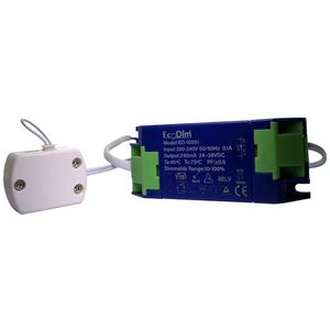 LED driver dimbaar 3/4 spots 8-12W 240MA 24-38VDC