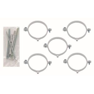 Set a 5st. Ophangbeugel DN100