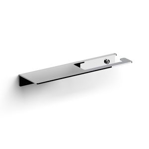 Fold closetrolhouder zonder klep met planchet chroom