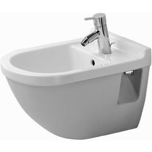 Starck 3 Wandbidet 540mm wit kr.vlak 1kr.gat OL