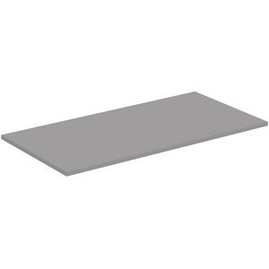 Afdekblad hout I.LIFE-B zonder uitsnijding 1002x505x18mm mat grijs