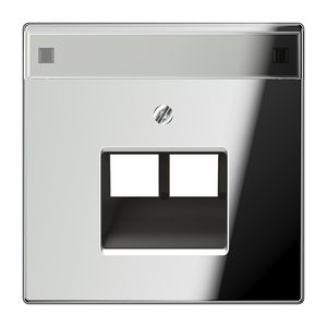 Afdekking gl,chroom voor UAE data 2-voudig LS