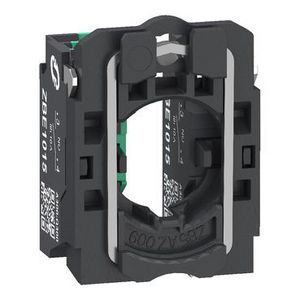 Drukknophouder Ø22mm 2 NO IP20 Veerklemmen Harmony XB5