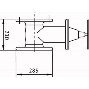 Schuifafsluiter GG25 DN150 PN10/16 GG25