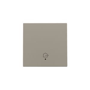 Afwerkingsset lens geconn. enkelv. Schakelaar bronze
