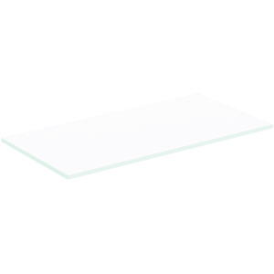 Afdekblad hout I.LIFE-B zonder uitsnijding 1002x505x18mm mat wit
