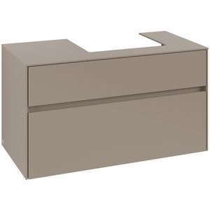 Wastafelonderkast Collaro 1000x548x500mm Taupe C01500VM