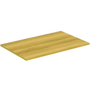 Afdekblad hout I.LIFE-B zonder uitsnijding 802x505x18mm natural licht eik