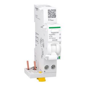Active Vlamboogbeveiliging met RCD add-on block Acti9 VigiAR