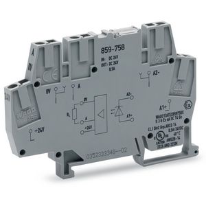Optocouplermodule Nom. ingangsspanning DC 24V 859-758 VVE=10