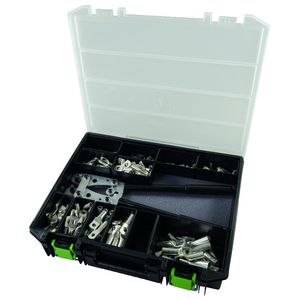 Perskabelschoen in PVC-Koffer