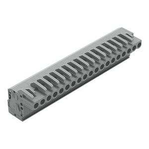 1-draads FE steker HA 2,5mm² grijs 232-119/026-000 VVE=10