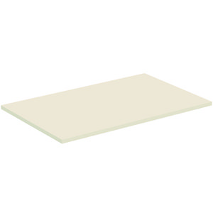 Afdekblad hout I.LIFE-B zonder uitsnijding 802x505x18mm mat zandbeige