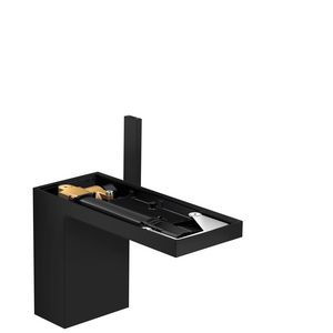 AXOR MyEdition 1-hendel wastafelmengkraan 110 met Push-Open zonder plaat mat zwart