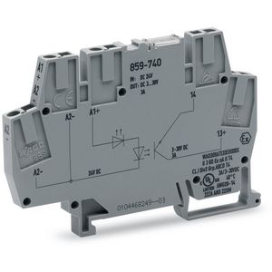 Optocouplermodule Nom. ingangsspanning DC 24V 859-740 VVE=10