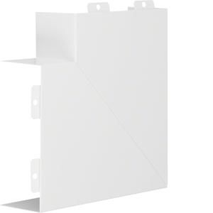 Vlakke hoek voor goot 60x150mm LFS verkeerswit