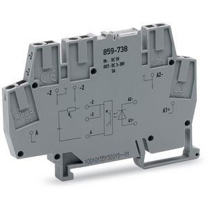 Optocouplermodule Nom. ingangsspanning DC 5V 859-738 VVE=10