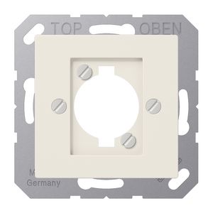 Afdekking AS500 wit slv.v.XLR-aansl.ds