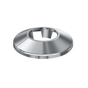 Kunststof rozet verchroomd RVC 22mm-1/2" VVE=50