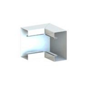 Binnenhoek 130x63 RAL9010
