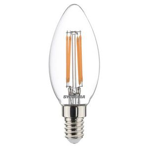 LED-lamp Toledo retro candle CL 470lm 827 E14 VVE=6