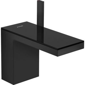 AXOR MyEdition 1-hendel wastafelmengkraan 110 met Push-Open mat zwart/zwart glas