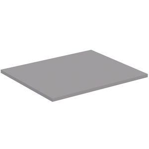 Afdekblad hout I.LIFE-B zonder uitsnijding 602x505x18mm mat grijs