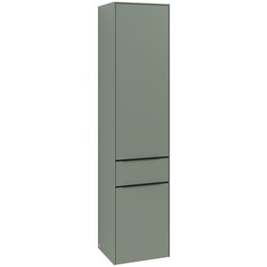 Hoge kast SUBWAY 3.0 400x1710x362mm Soft Green C59101AF greep Volcano Black