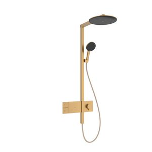 Showerpipe 300 1 straalsoort ShowerSelect comfort Raindance Alive S Brushed Bronze