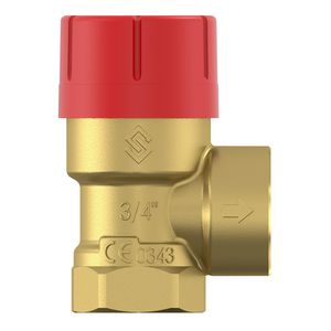 Veiligheidsventiel Prescor 3/4"bn. 3bar 165kW