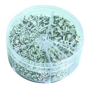 Stooidoos met adereindhulzen vertind